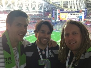 The 3 amigos at the Superbowl